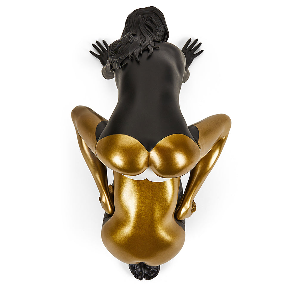 Autographed Ron English x Clutter “Lady Lips” 10” Art Figure – Kidrobot.com Exclusive Black and Gold Edition (Limited Edition of 50)