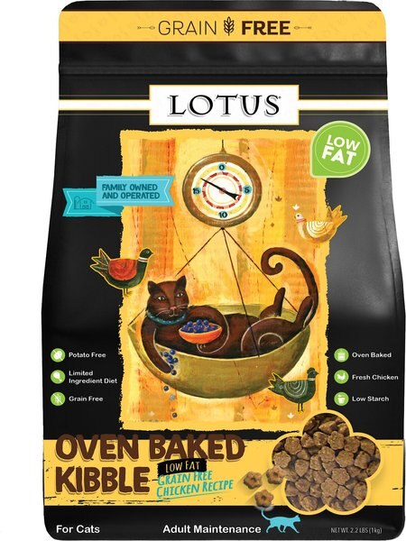 Lotus Low-Fat Chicken Grain-Free Recipe Dry Cat Food