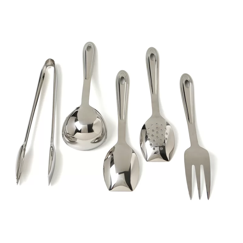 All-Clad T236 Stainless Steel Cook and Serve Tool Set， 6-Piece