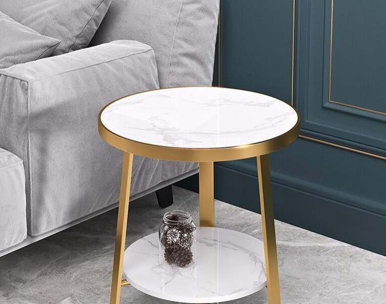 Gold/White/Black Modern Marble Nordic Coffee Table For Living Room   Modern   Coffee Tables   by Miron Demid LLC  Houzz