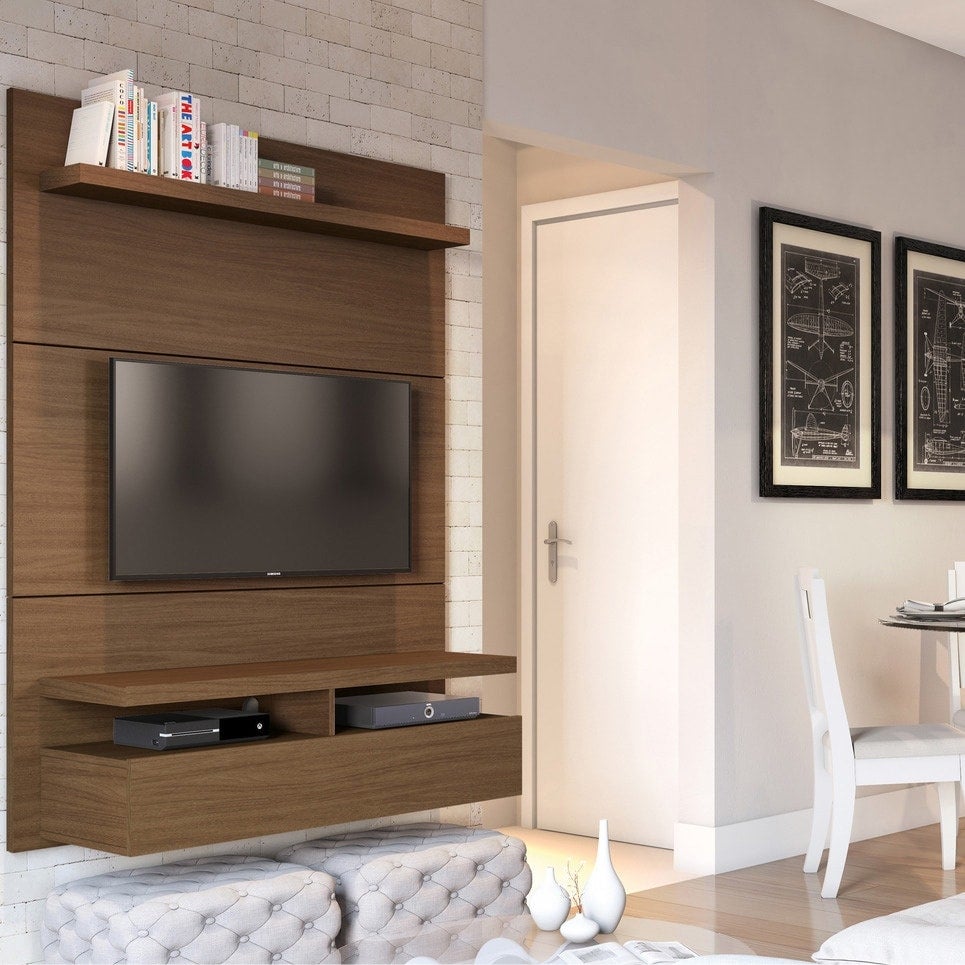 Manhattan Comfort City 1.2 Floating Wall Theater Entertainment Center