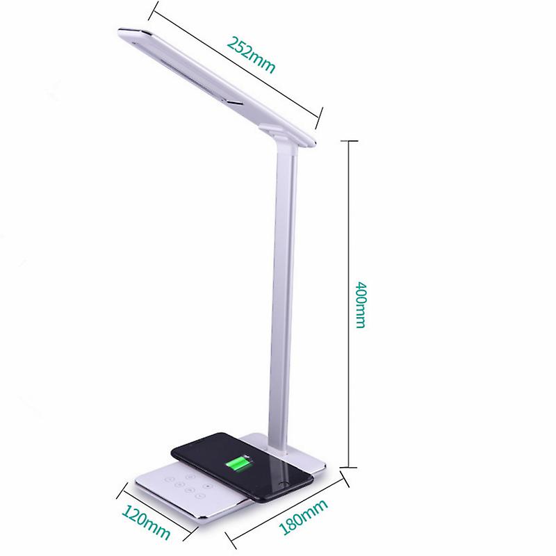 Wireless Charging Desk Lamp Led Eye Protection Folding