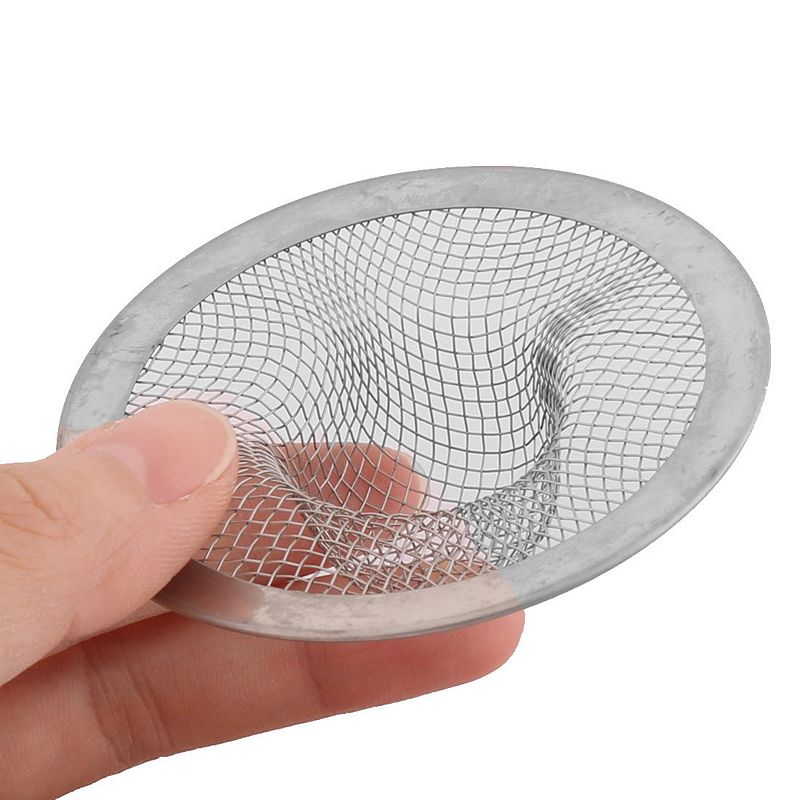 Home Kitchen Bathroom Mesh Hole Basin Sink Drain Strainer 2Pcs