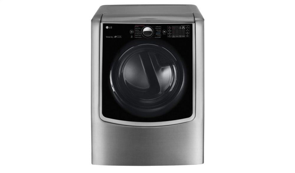 Lg DLEX9000V 9.0 Cu. Ft. Large Smart Wi-Fi Enabled Electric Dryer W/ Turbosteam™