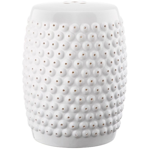 Stella Nail Head Ceramic Garden Stool Safavieh