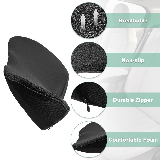 Unique Bargains Universal Cushion For Driving Breathable Memory Foam Pad Black 1 Pc