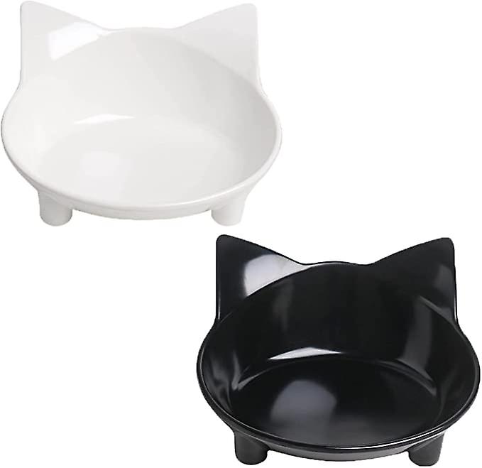 Cat Bowls Non Slip Cat Food Bowls，pet Bowl Shallow Cat Water Bowl To Stress Relief Of Whisker Fatigue，dog Bowl Cat Feeding Wide Bowls For Puppy Cats S