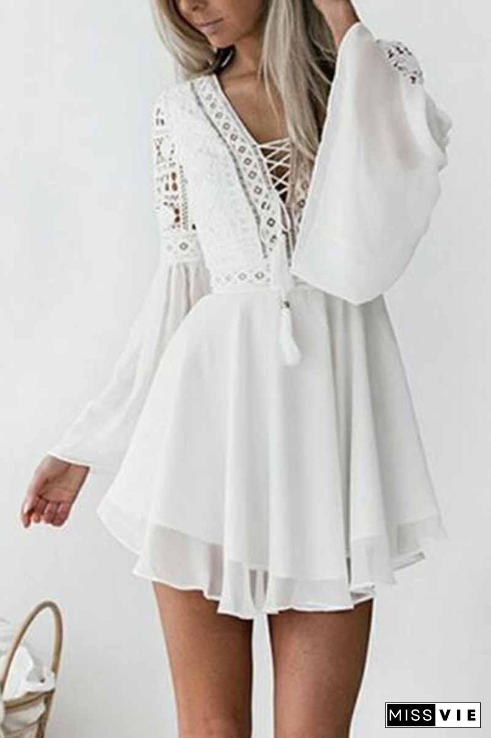 Lace Mini Dress (2 Colors )