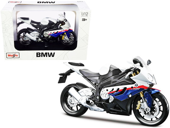 Maisto 31191 32702  BMW S 1000 RR White with Blue ...