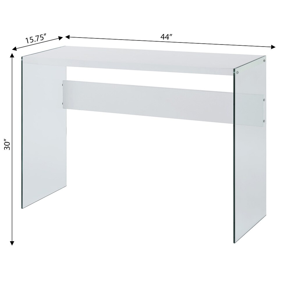 Convenience Concepts SoHo Glass Console Table/Desk