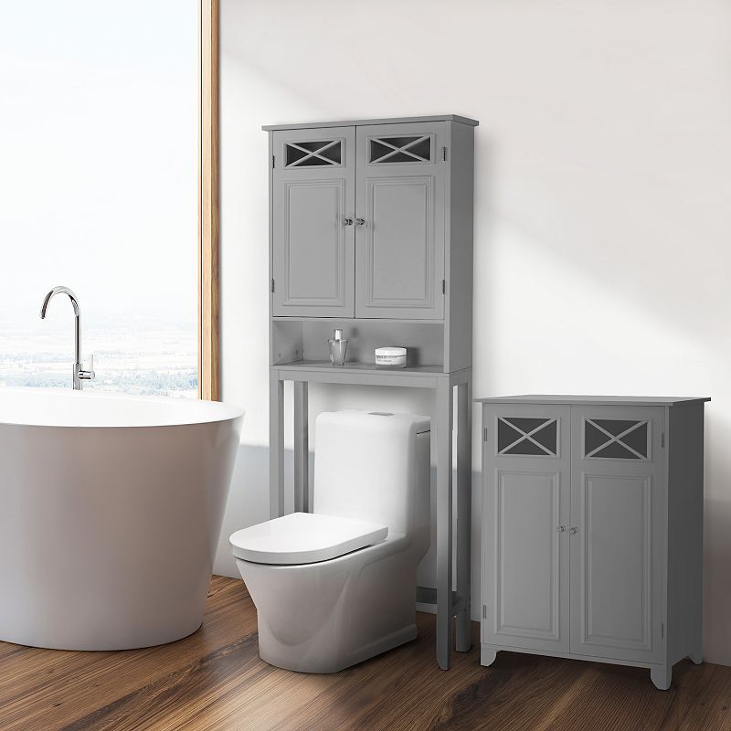 Elegant Home Fashions Dawson Over the Toilet Storage