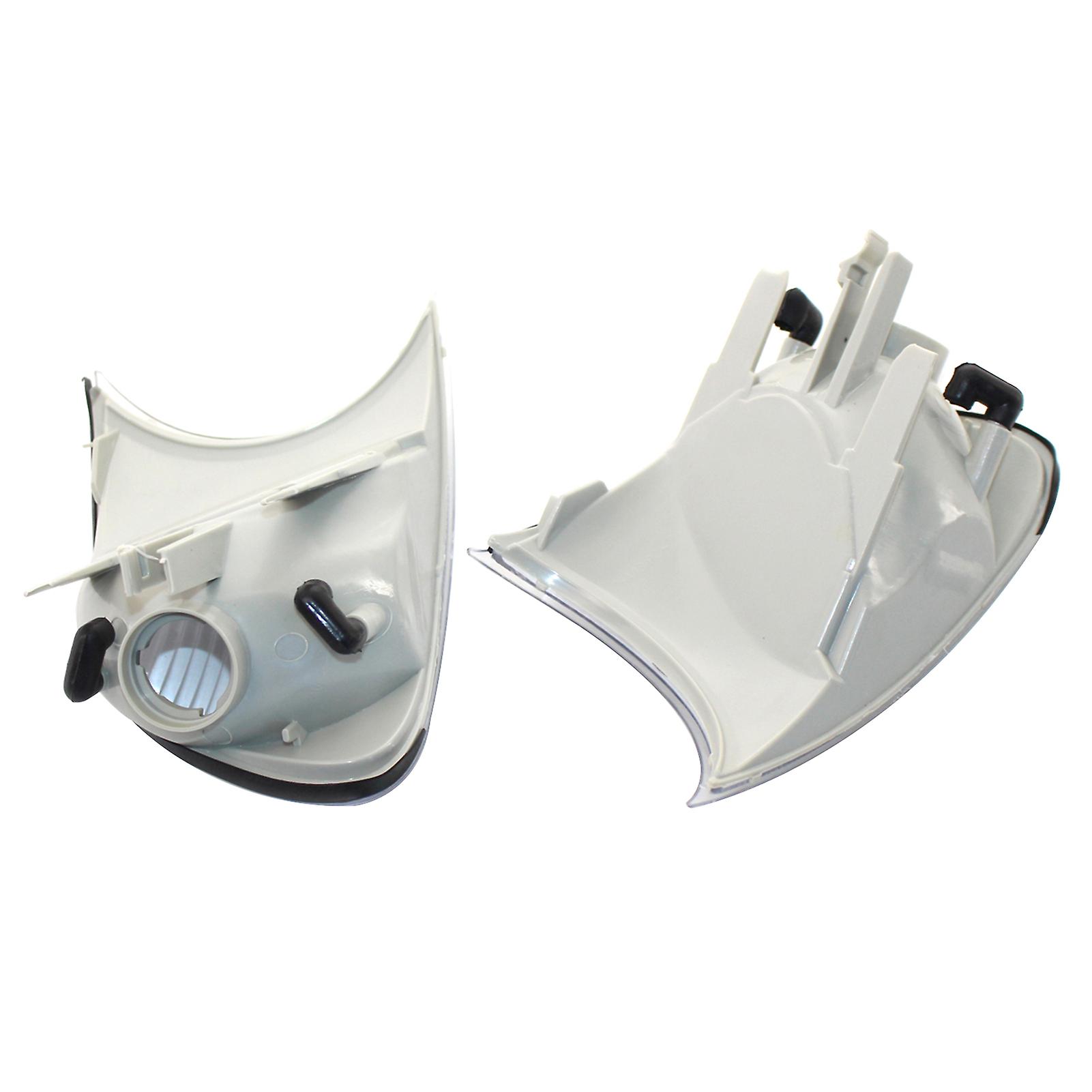 White 1 Pair Corner Lights Clear Lens White 63126904307 63126904308 Left and Right Replacement For Bmw 3 Series E46 1998-2001