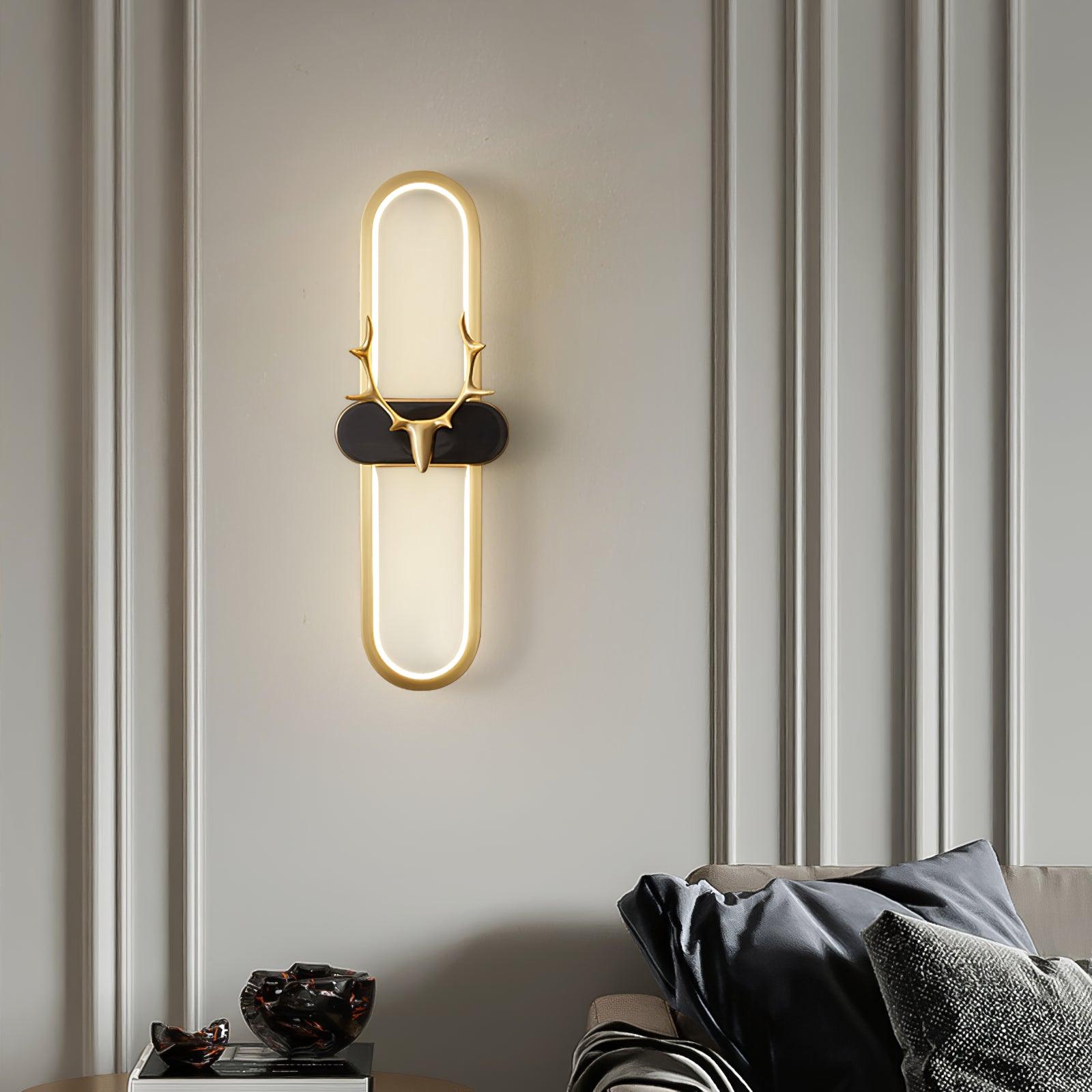 Antlers Halo Wall Lamp