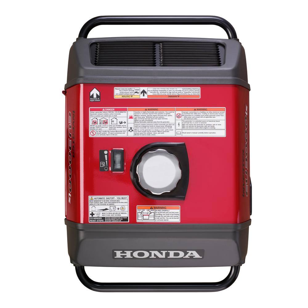 Honda 3000-Watt Super Quiet Electric and Recoil Start Gasoline Powered Inverter Generator with 30 Amp Outlet EU3000IS1AN