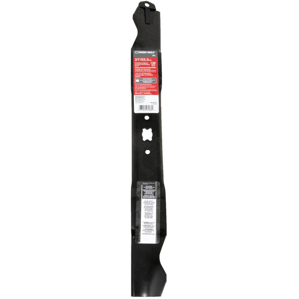 Troy-Bilt Original Equipment 3-in-1 Blade for Troy-Bilt 21 in. Walk-Behind Mowers with Bow-Tie Center Hole OE# 942-0741 742-0741 490-100-Y084