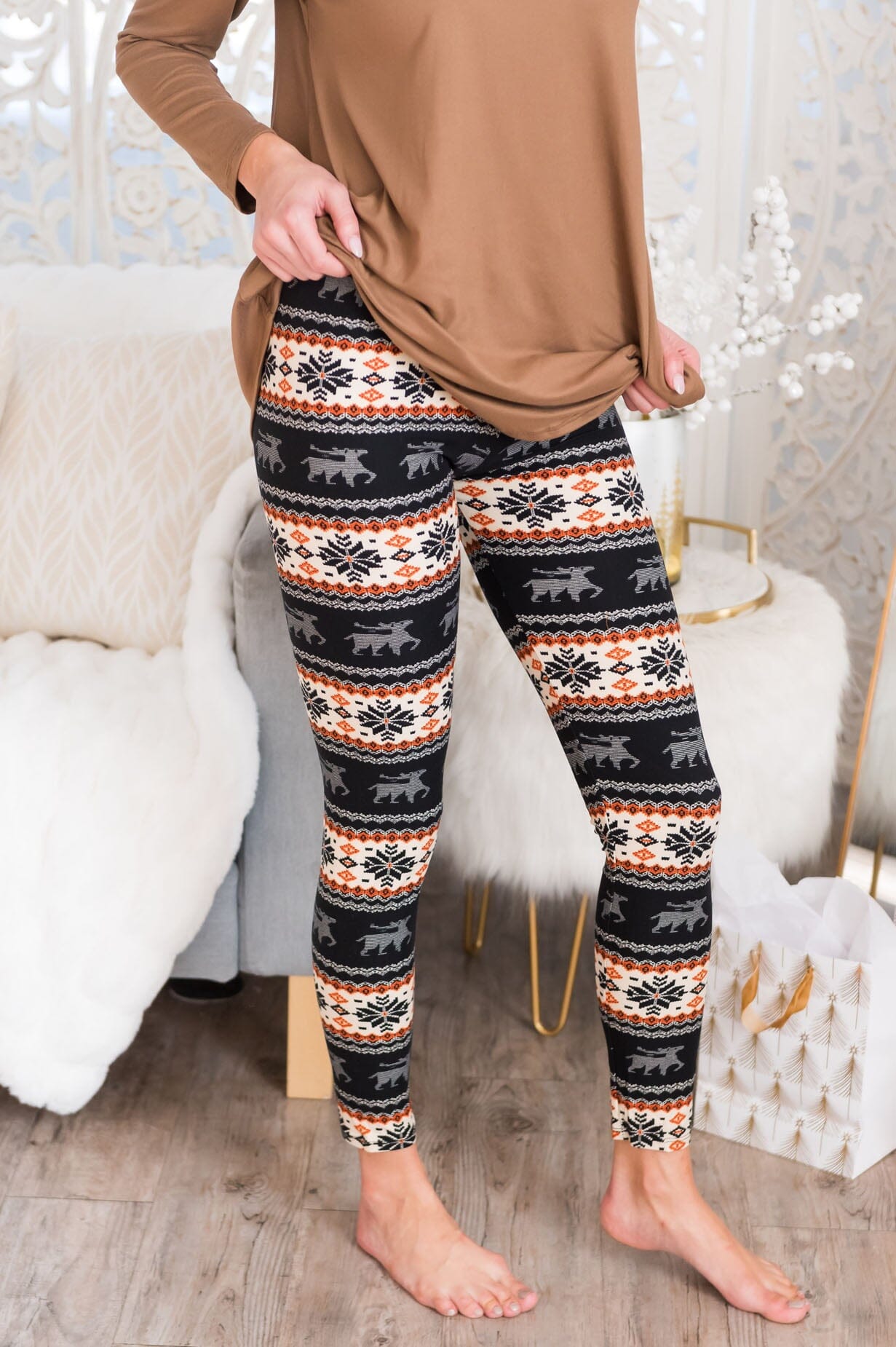 Winter Wonderland Christmas Leggings