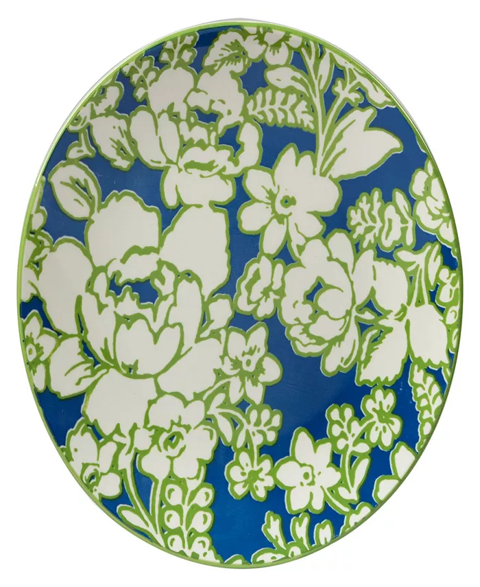 Certified International Damask Floral Set of 6 Salad Plate