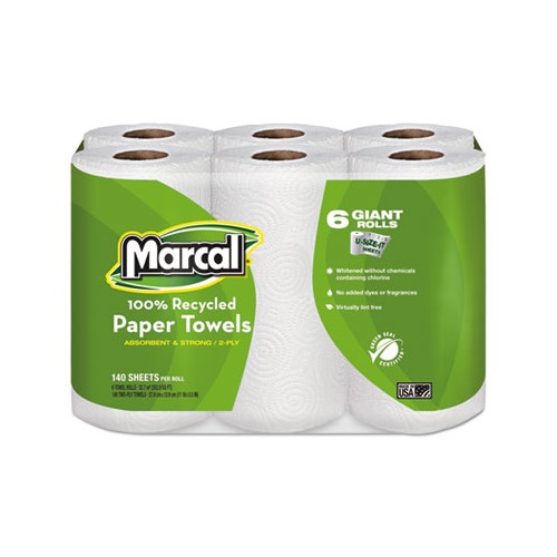 Marcal 100% Premium Recycled Kitchen Roll Towels  MRC6181PK