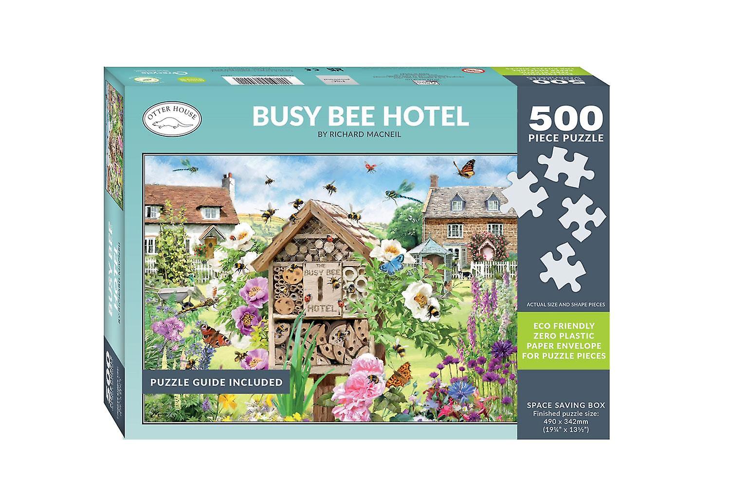 Otter House Busy Bee Hotel Jigsaw Puzzle (500 Pieces)