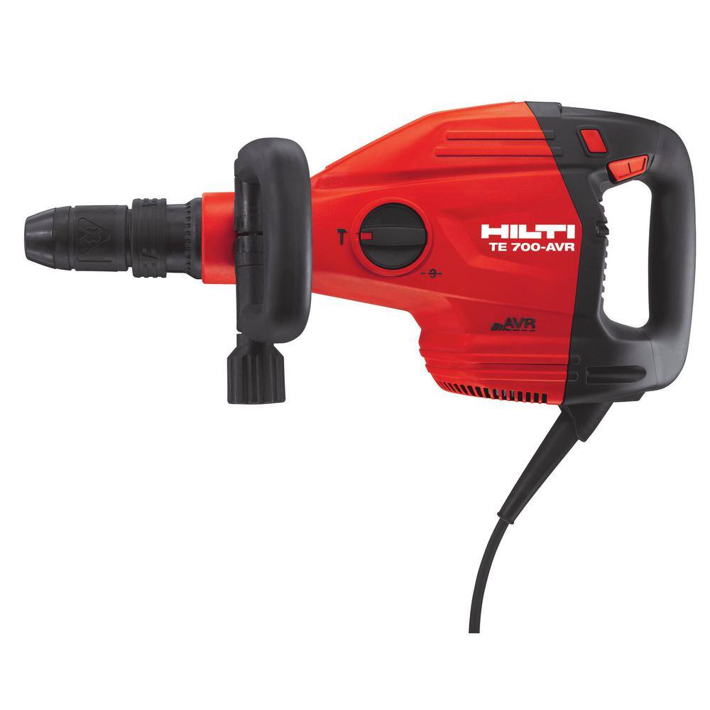 Hilti 120 Volt SDS Max TE 700 Corded Demolition Breaker Hammer with AVR (Active Vibration Reduction) and Case 428944