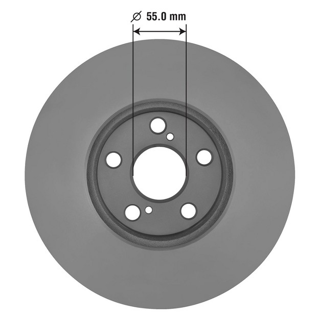 Goodyear Brakes 2126076gy Premium Antiox Coated Front Brake Rotor Automotive Vehicle Replacement Part For Pontiac Vibe Scion Toyota Corolla Matrix