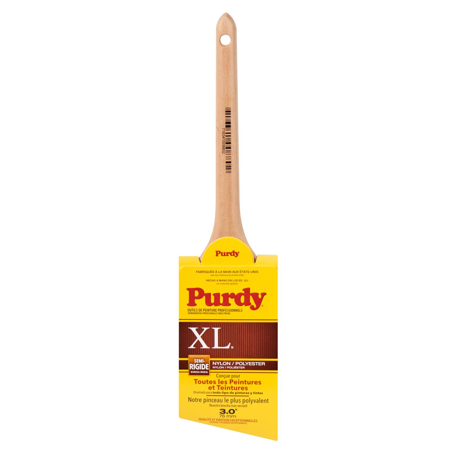 Purdy XL Dale 3 in. Medium Stiff Angle Trim Paint Brush