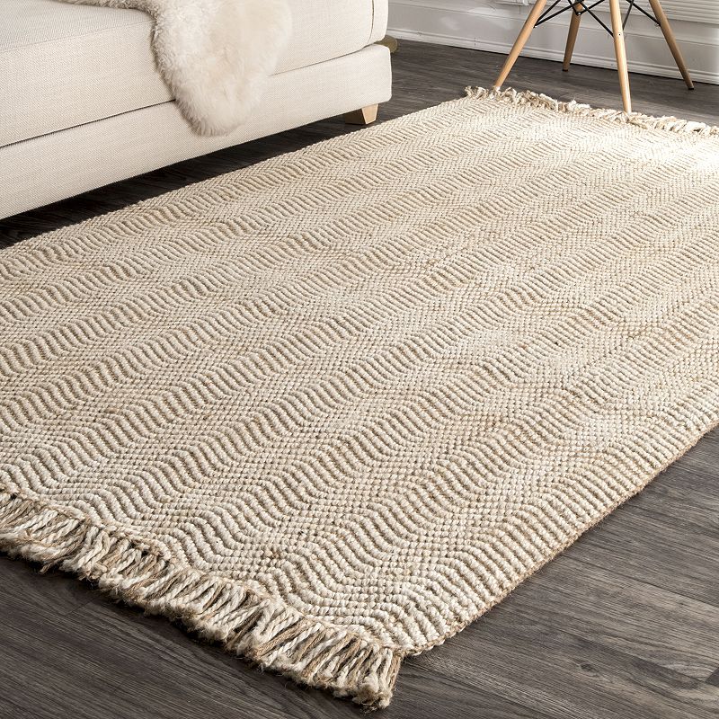 nuLOOM Don Jute Fringe Rug