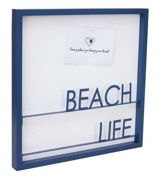 Melrose 82315DS Beach Life Memo Board 15.75SQ Met...