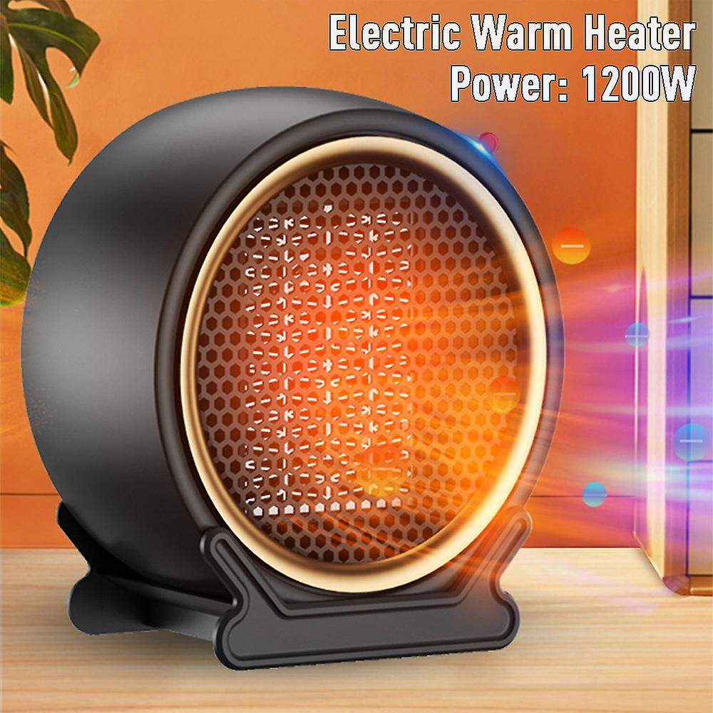 1200w Desktop Electric Heater Mini Portable Fan Heater Fast Heating Ptc Ceramic Heating Warm Air Blower Home Office Warmer