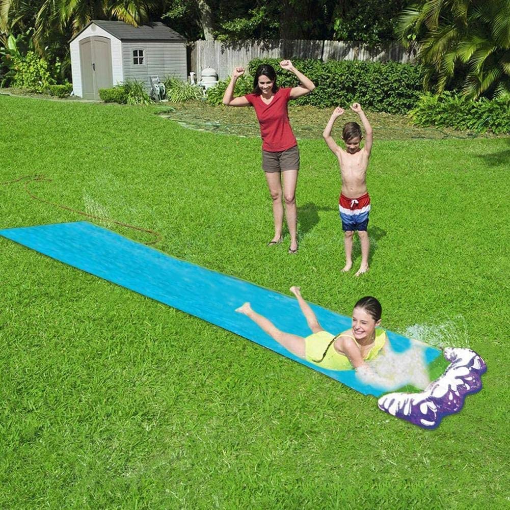 Intera Lawn Water Slides Slip and Slide for Kids Lawn Garden Play Swimming Pool Games Outdoor Party Water Toys