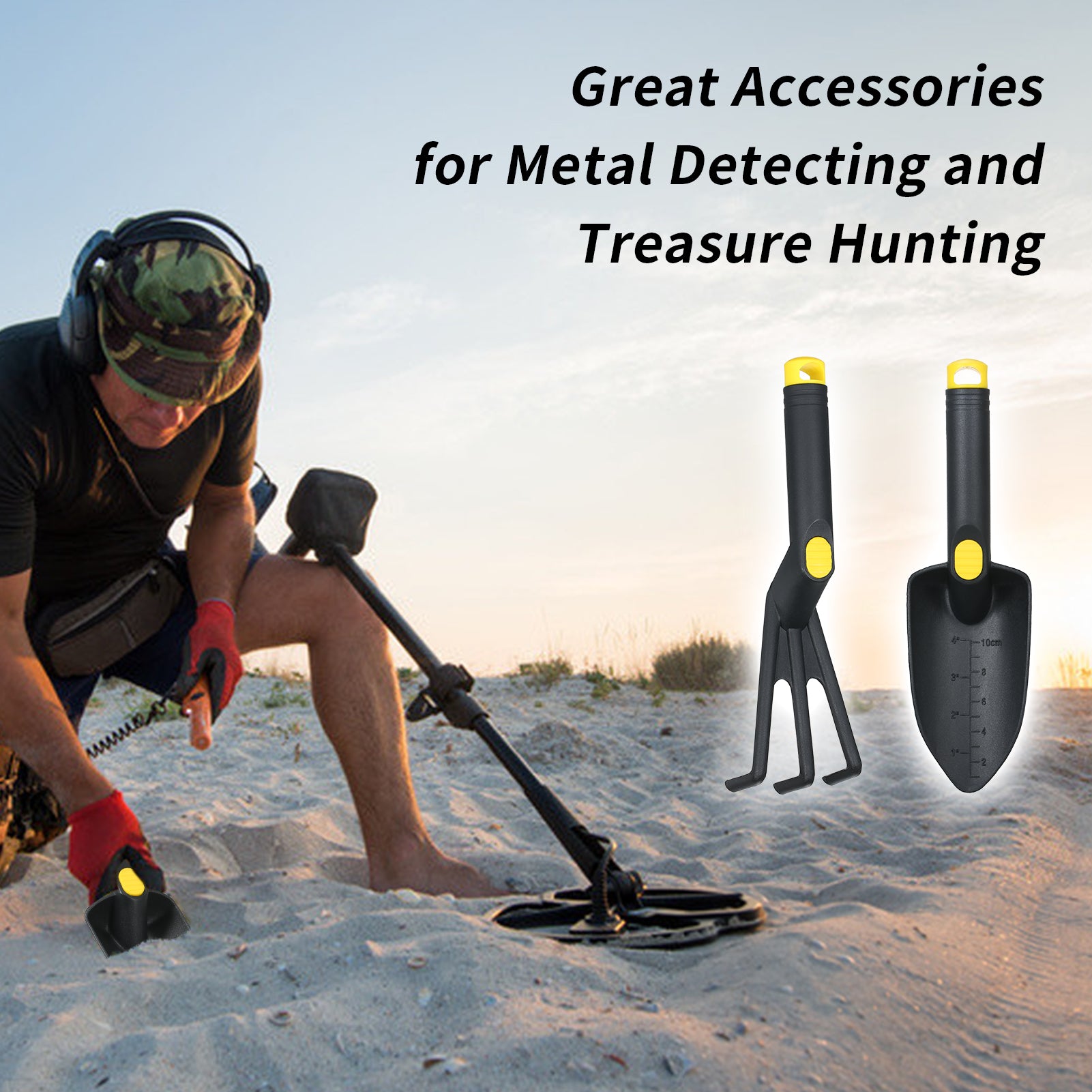 Tickas Sand Shovel Digging Tool Accessories for Metal Detecting and Treasure