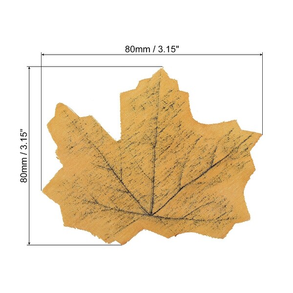 200pcs Artificial Leaves Fall Maple Autumn Fake Leaf Decoration