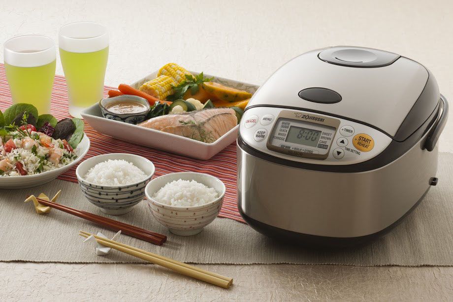 Zojirushi Micom Stainless Brown 5.5-Cup Rice Cooker And Warmer