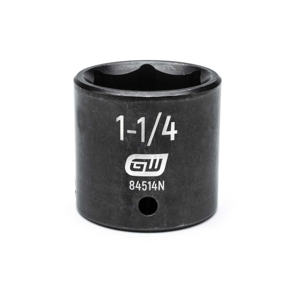 1/2 Drive 6 Point Standard Impact SAE Socket 1-1/4 ;