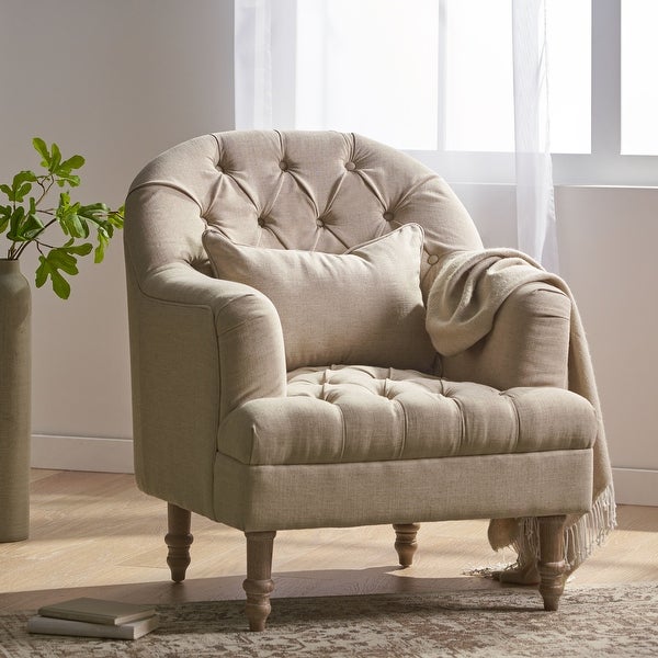 Anastasia Tufted Armchair by Christopher Knight Home