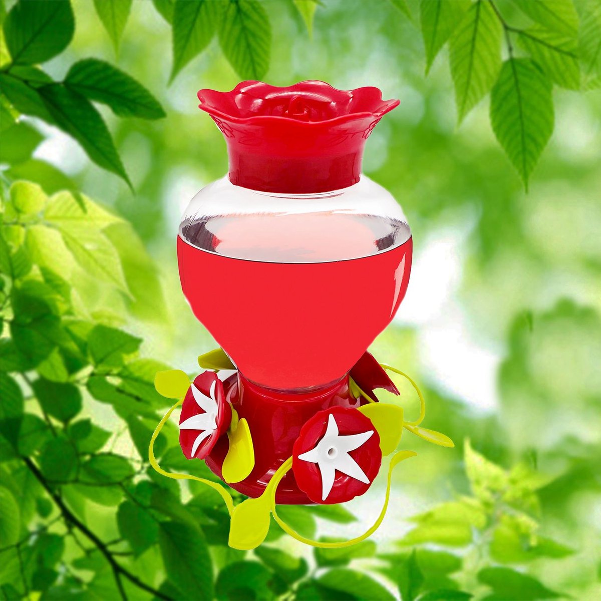 North States Poppy Patch Hummingbird Bird Feeder