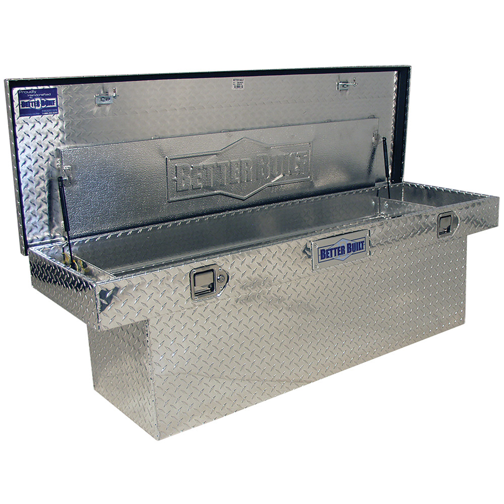 63 Crown Saddle Truck Tool Box， DEEP， BRITE