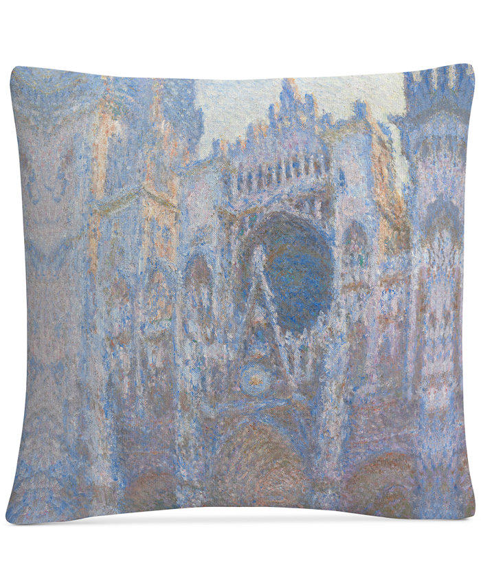 Baldwin Claude Monet Rouen Catherdral West Façade 1894 Decorative Pillow， 16 x 16