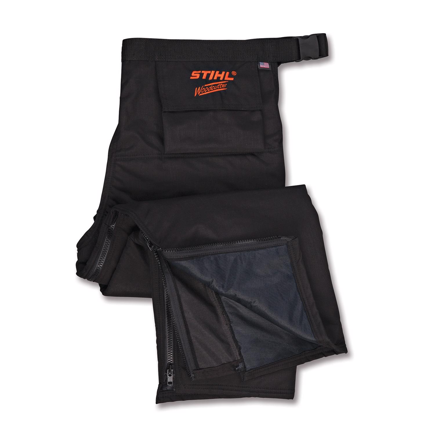 STIHL Function Nylon 6 Layer Apron Chaps Black 32 inch 1 pk