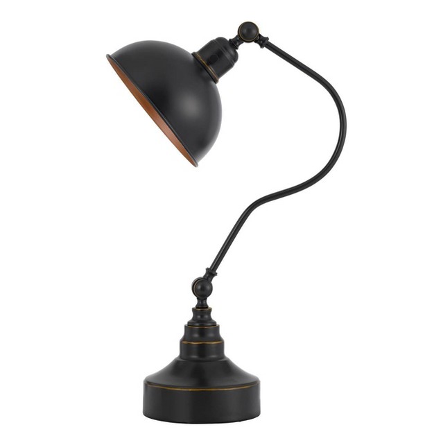 Metal Adjustable Desk Lamp Dark Bronze Cal Lighting