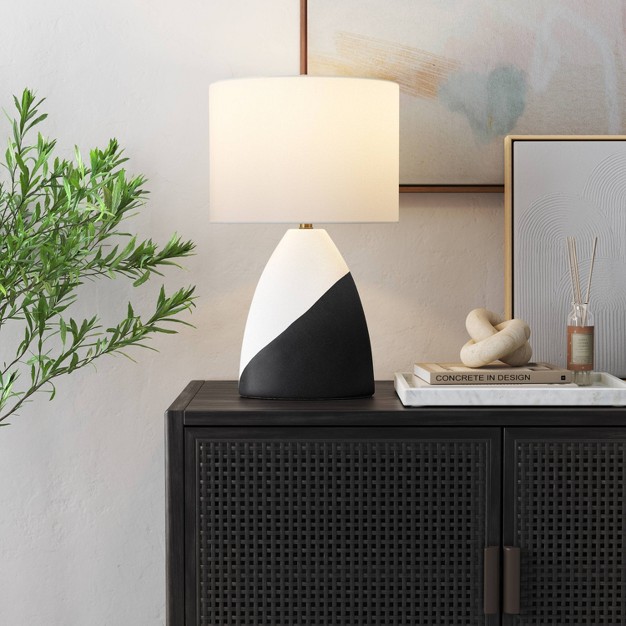 Modern Table Lamp Black white