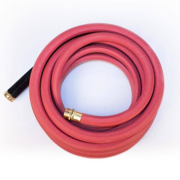 Apex 58 in. Dia x 25 ft. Red Rubber Commercial Hot Water Hose 8695 25