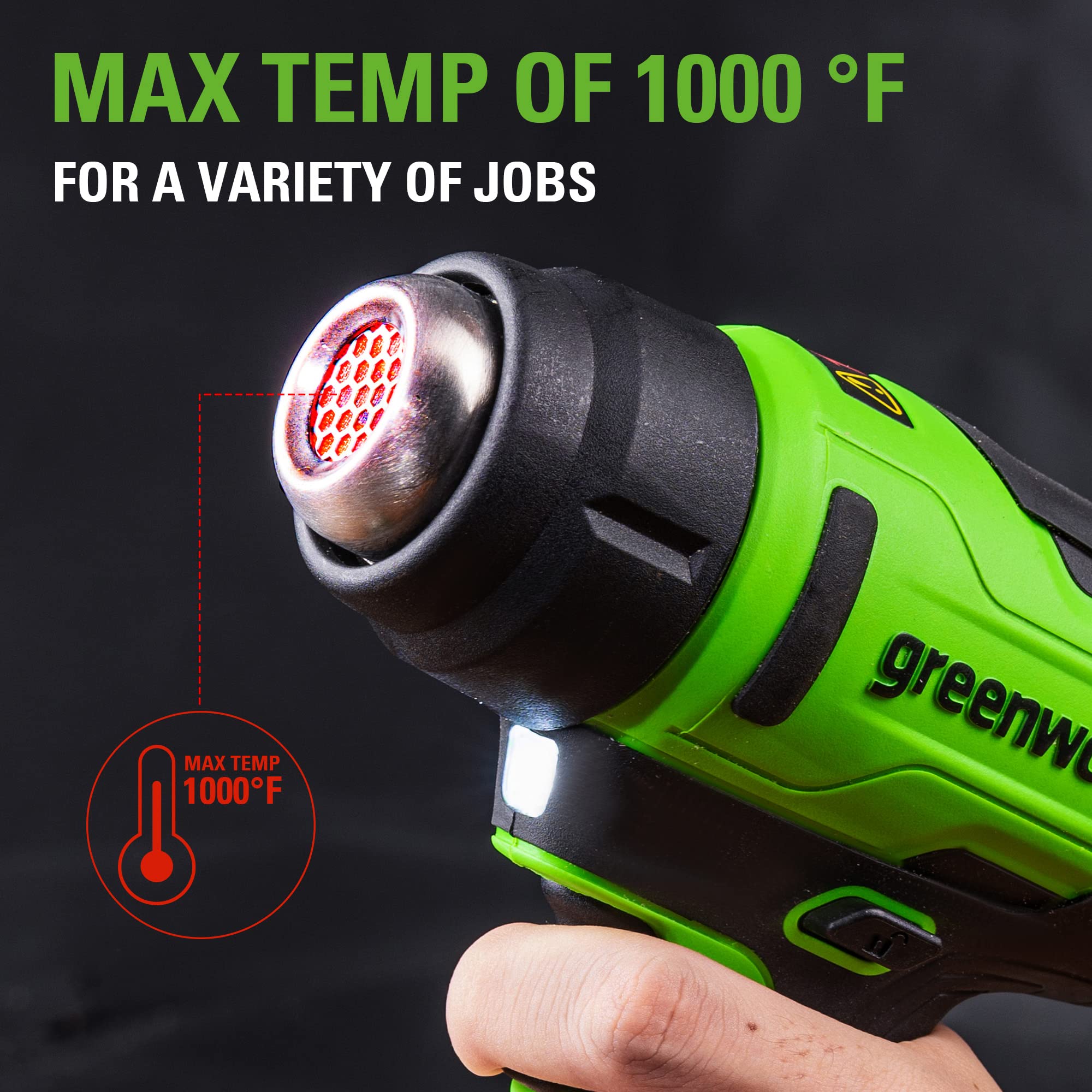 24V Cordless Battery Heat Gun (Tool Only)