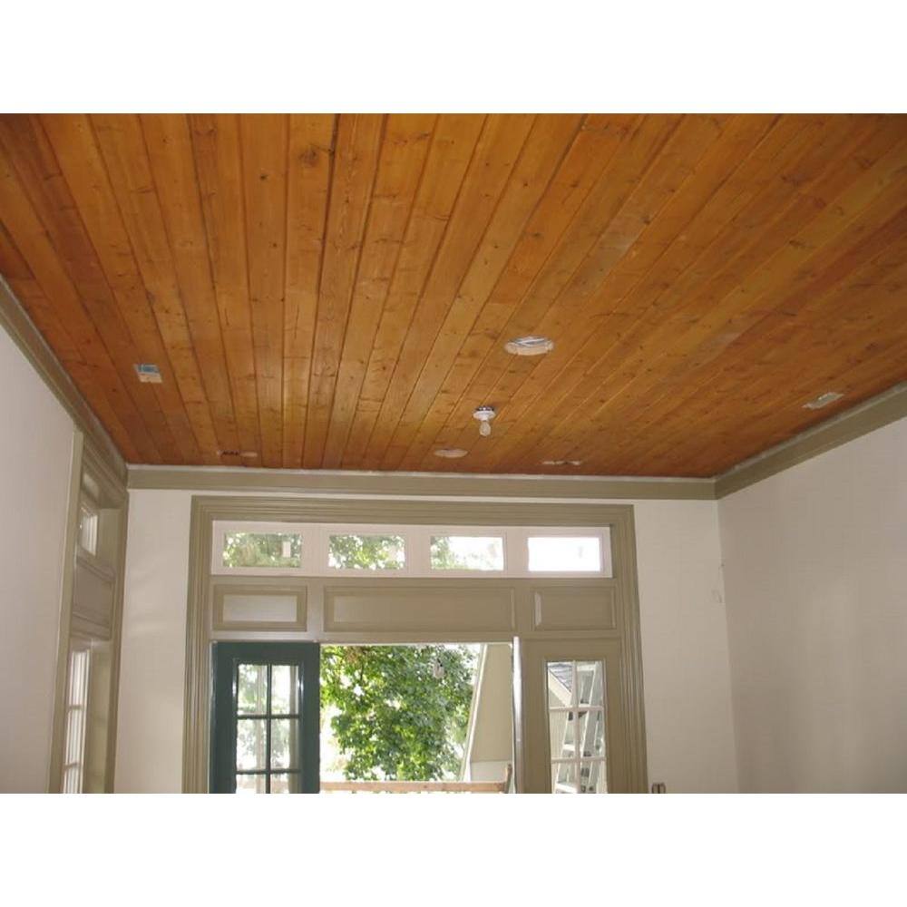 1 in. x 4 in. x 8 ft. Knotty Cedar Tongue and Groove Siding 6-Pack 148WRCTG6PK