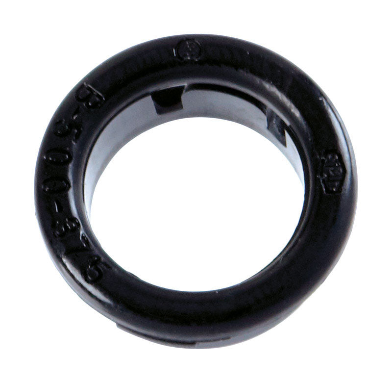 BUSHING NYL 1/2X3/8 BLK