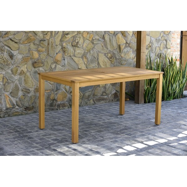 Amazonia Aberdeen Outdoor Patio Wood Dining Table