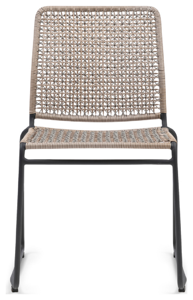 Outdoor Wicker Stackable Dining Chair  Rivi√®ra Maison Portofino   Tropical   Outdoor Dining Chairs   by Oroa   Eichholtz Furniture  Houzz