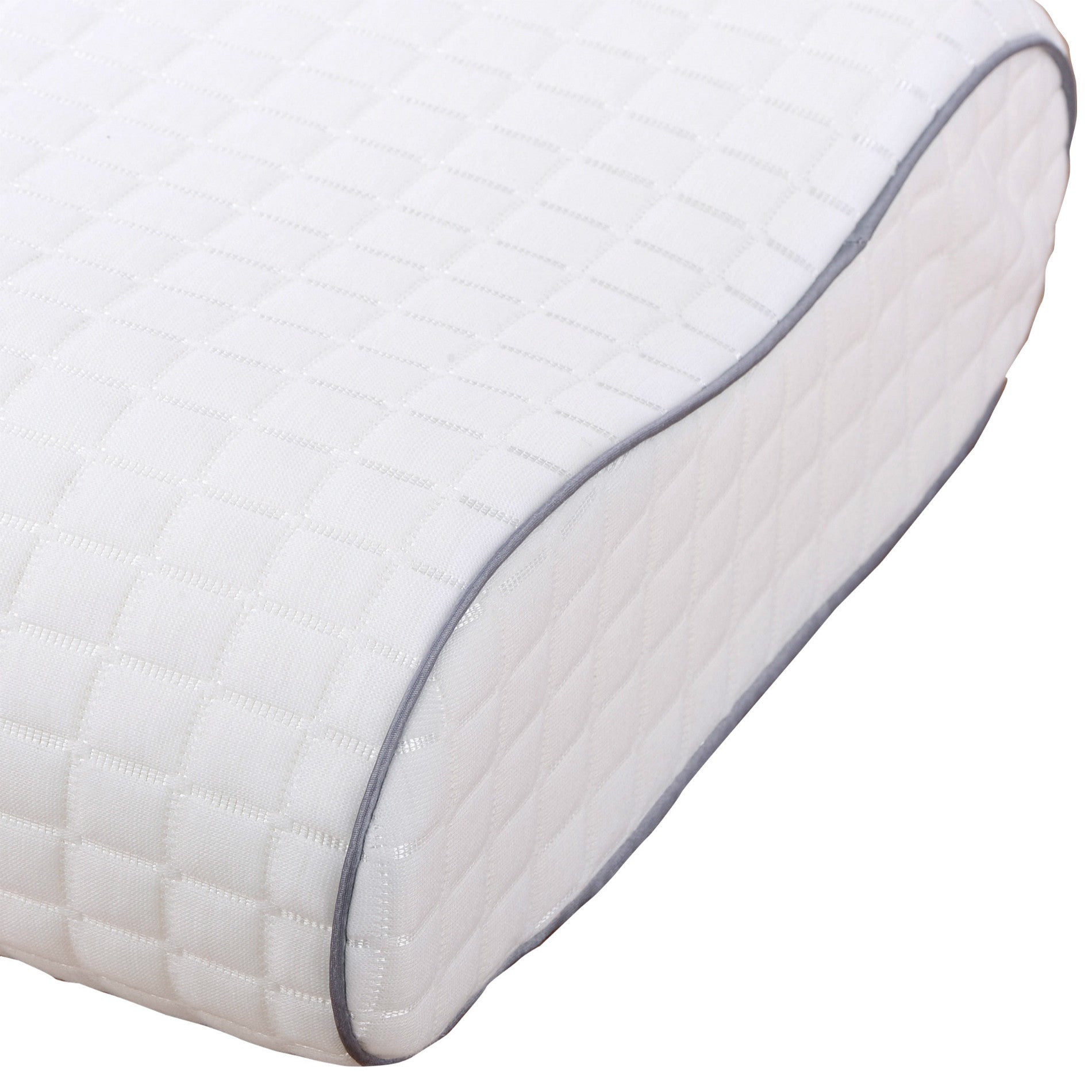 Home Soft Things Removable Contour Pillow, 14" x 21", White