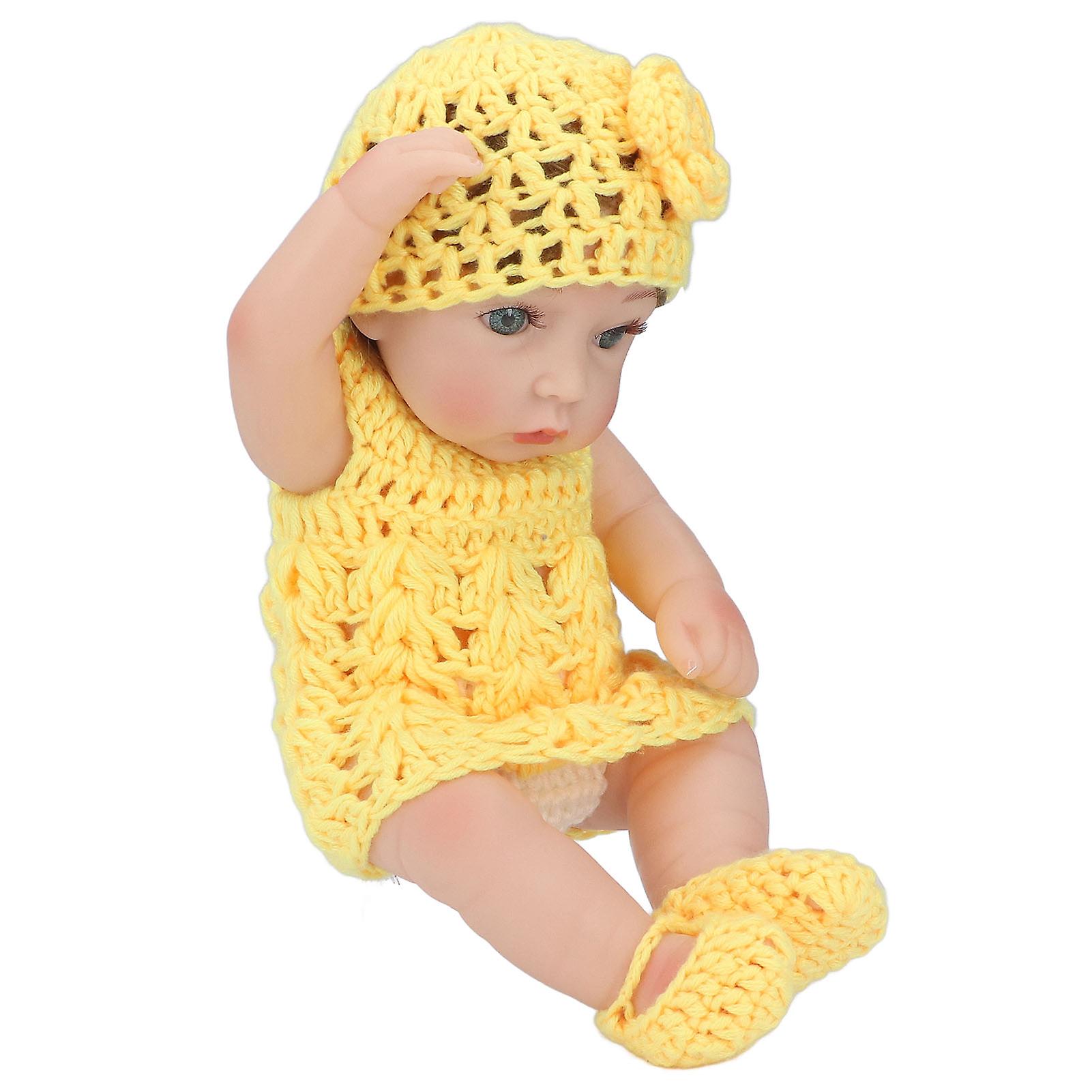 12inch Newborn Baby Doll Children Lifelike Cute Soft Silicone Girl Infant Doll Role Play Toy Birthday Gift