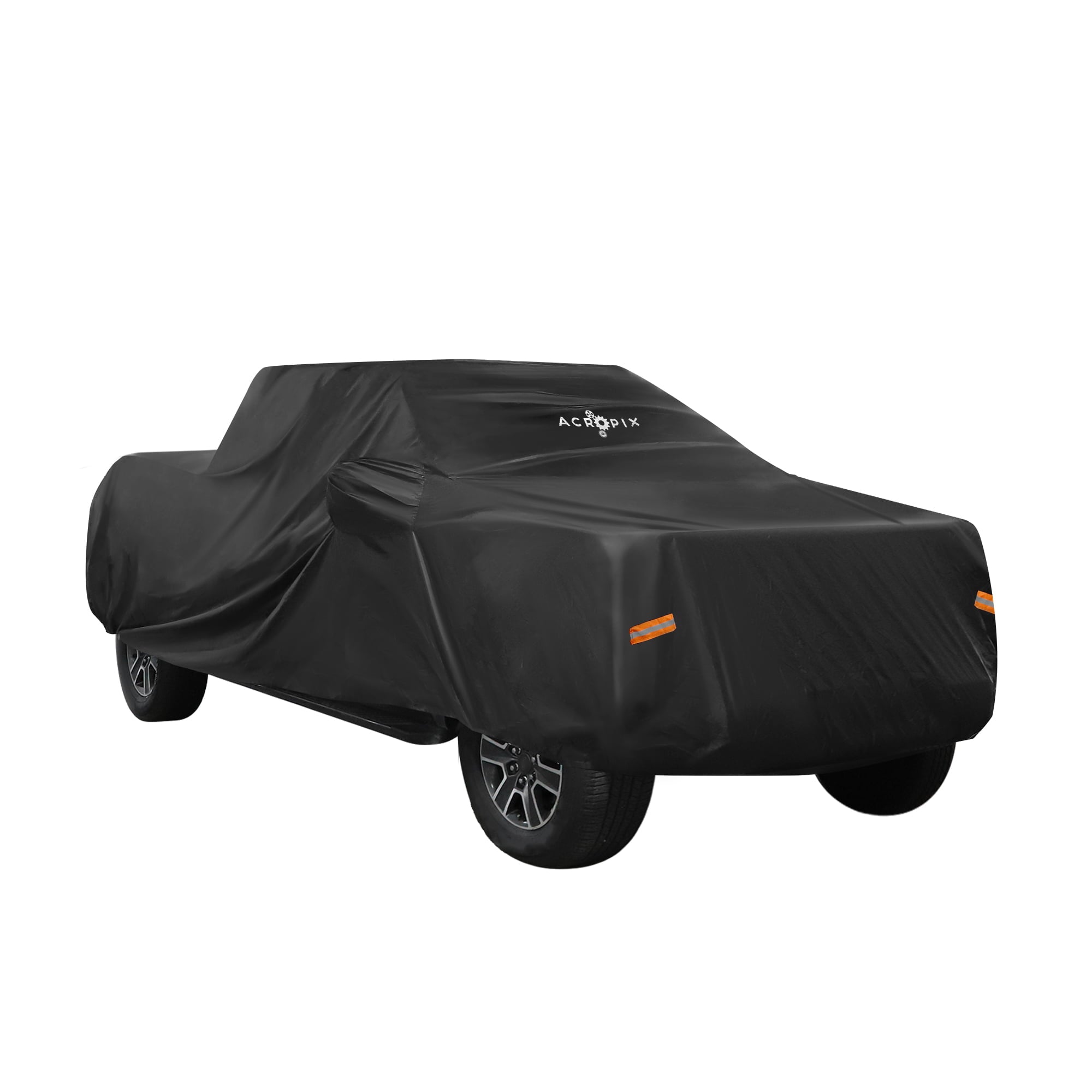 Unique Bargains Pickup Truck Car Cover Fit for Ford F150 Crew Cab 6.5ft Bed Pickup 4 Door 2004-2021 Black